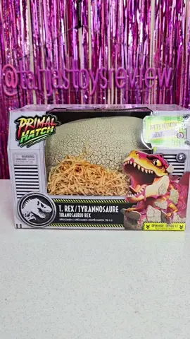 [AD]🥚Unboxing Jurassic World Primal Hatch Interactive Dinosaur 😱🦖 With over 100 sounds and reactions, watch your dinosaur egg crack and split as your reptile friend hatches through the slime for an exciting and realistic hatching experience! 🪺 You decide whether your dinosaur grows up to be a friendly T-Rex or a ferocious predator! Use your clicker to get its attention then feed and pet him🦖 You will get the Primal Hatch Egg with dinosaur, a Clicker to train your dino and 1 Piece of Meat to feed your dino. 🥩  🛒Available now at SmythsToys Thank you @Spin Master  @spin_master_deutschland  @mira_pr_management #GIFTED #Unboxing #dino  #jurassicworld #Primalhatch 