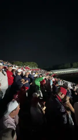 5am Friday morning @Ryder Cup USA “Let’s F**cking Go Boys!” The Captain has spoke! #RyderCup #grandstands #USA 