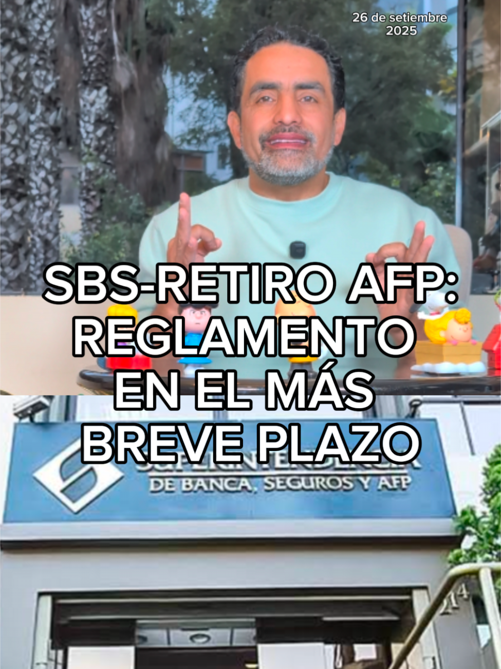 SBS comunica que reglamento será emitido en el más breve plazo, 5 países piden a Erick Moreno. Les presentamos #Las5PepasDeLlanos 26/9/25 1. El Superintendente de Banca, seguros y AFP Sergio Espinosa contesta el pedido del congresista José Luna para que acelere la emisión del reglamento del procedimiento operativo de retiro AFP y señala que se encuentra trabajando en el documento que será emitido en el más breve plazo. En la ley tiene un máximo de 30 días, es decir hasta el 21 de octubre. 2. Policía paraguaya señala que hasta cinco países piden la entrega de Erick Moreno Hernández. Además del Perú, Estados Unidos, México, Colombia y Brasil buscan llevan ante la justicia a quien era el hombre más buscado. Se le dictó preventiva hasta que se decida su traslado a nuestro país. 3. No a Eliane Karp, Tribunal Constitucional declara infundado habeas corpus de la esposa de Alejandro Toledo sobre quien pesa un mandato de 18 meses de preventiva emitido por la justicia peruana. Ex primera dama se mantiene en Israel desde que Toledo fue devuelto al Perú. 4. Pedro Castillo señala que mejor le apliquen todo el código durante intervención en el juicio que se le sigue, cuestionando los señalamientos en el proceso por el que se le piden 34 años de efectiva. 5. Donald Trump advierte a Netanyahu que no permitirá la anexión la Cisjordania a territorio israelí. Señaló que no va a permitirlo y que la paz está cerca. La Yapa Alianza quedó fuera de la Copa Sudamericana al caer 1-2 con la Universidad de Chile. 