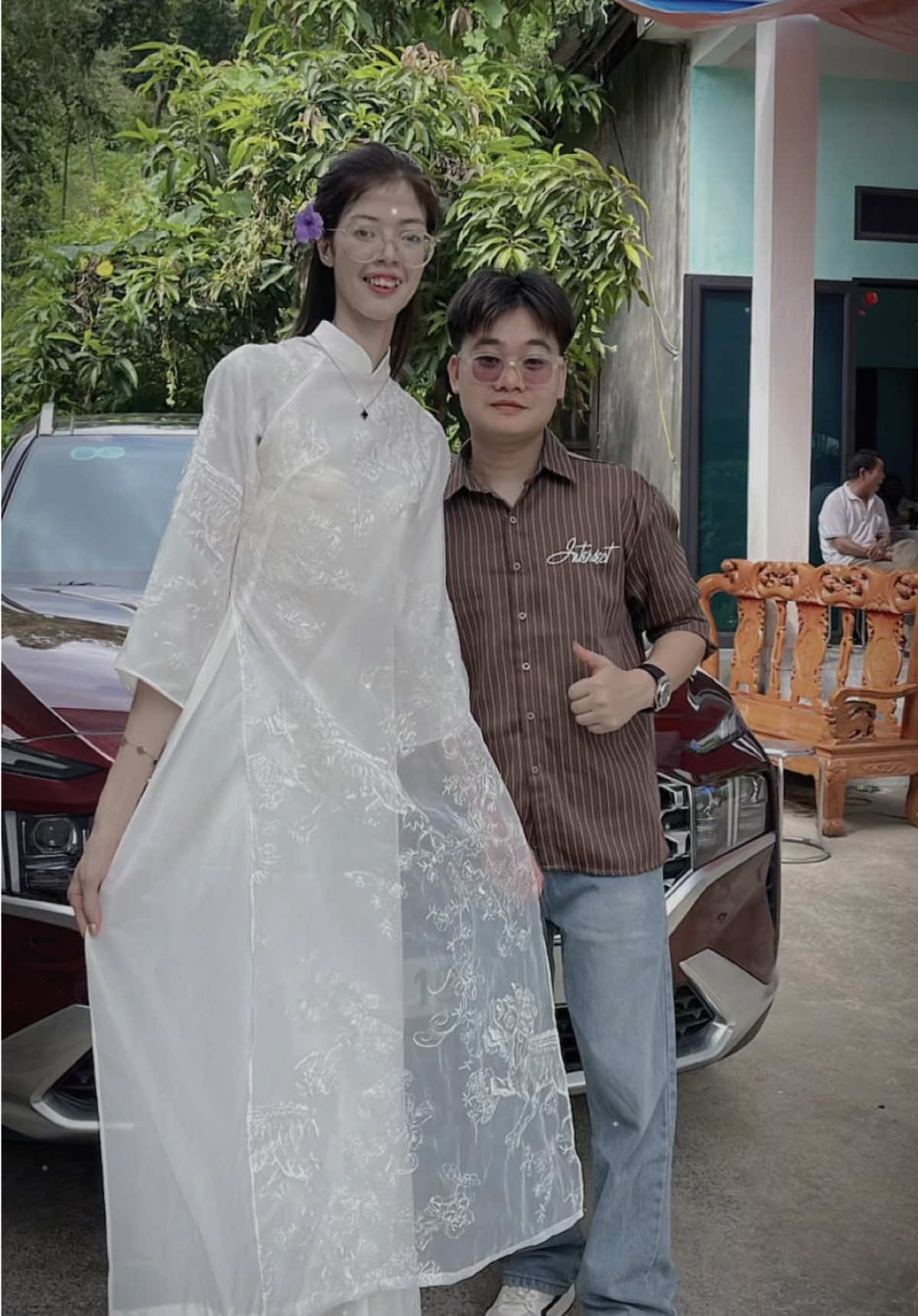Chúc mừng hanh phúc em nhé! cô dâu m85 🤭 #codaum85 #vairal #xuhuong 