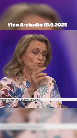 Päivi Räsänen Ylen A-studiossa 🔥🔥 Mitä mieltä olet Suomen sosiaaliturvasta?