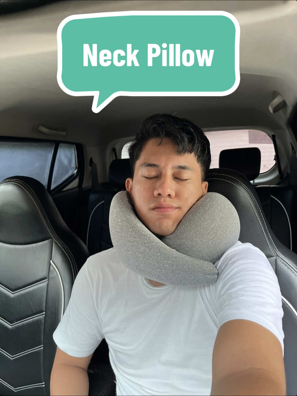Sobrang comfortable ang biyahe or travel mo basta may Neck Pillow ka. #neckpillow #travel 