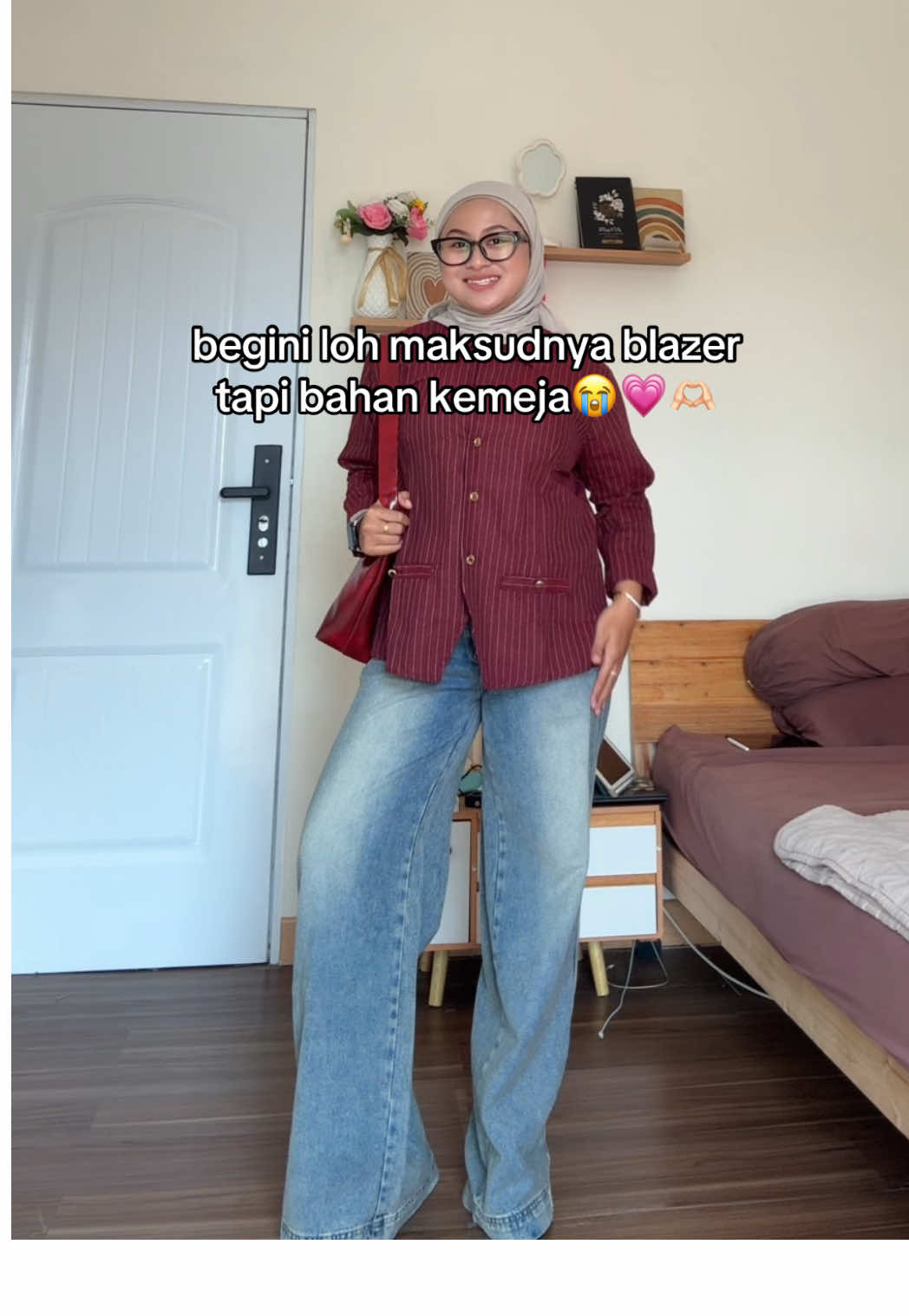 solusi yang gerah kalo pake blazer tebel, btw bb aku 60 tb 155 yaa✨ #blazer #blazeroutfit #atasanwanita #ootdkantor #fyp 