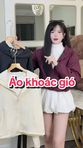 Áo Khoác Gió Nữ 2 Lớp #champhanriview #aokhoac #aokhoacgio 