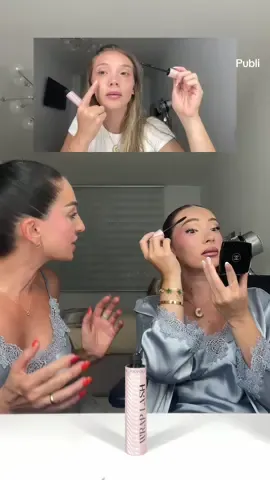 Publi. Yo nunca versión madre e hija, versión pestañones con la Wrap Lash de makeup revolution @makeuprevolution.es @Druni #makeuprevolution #mascaradepestañas