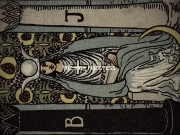 the high priestess tarot || the card of intuition and wisdom  #tarotcards #witchcraft #witchtok #thehighpriestess #fyp 