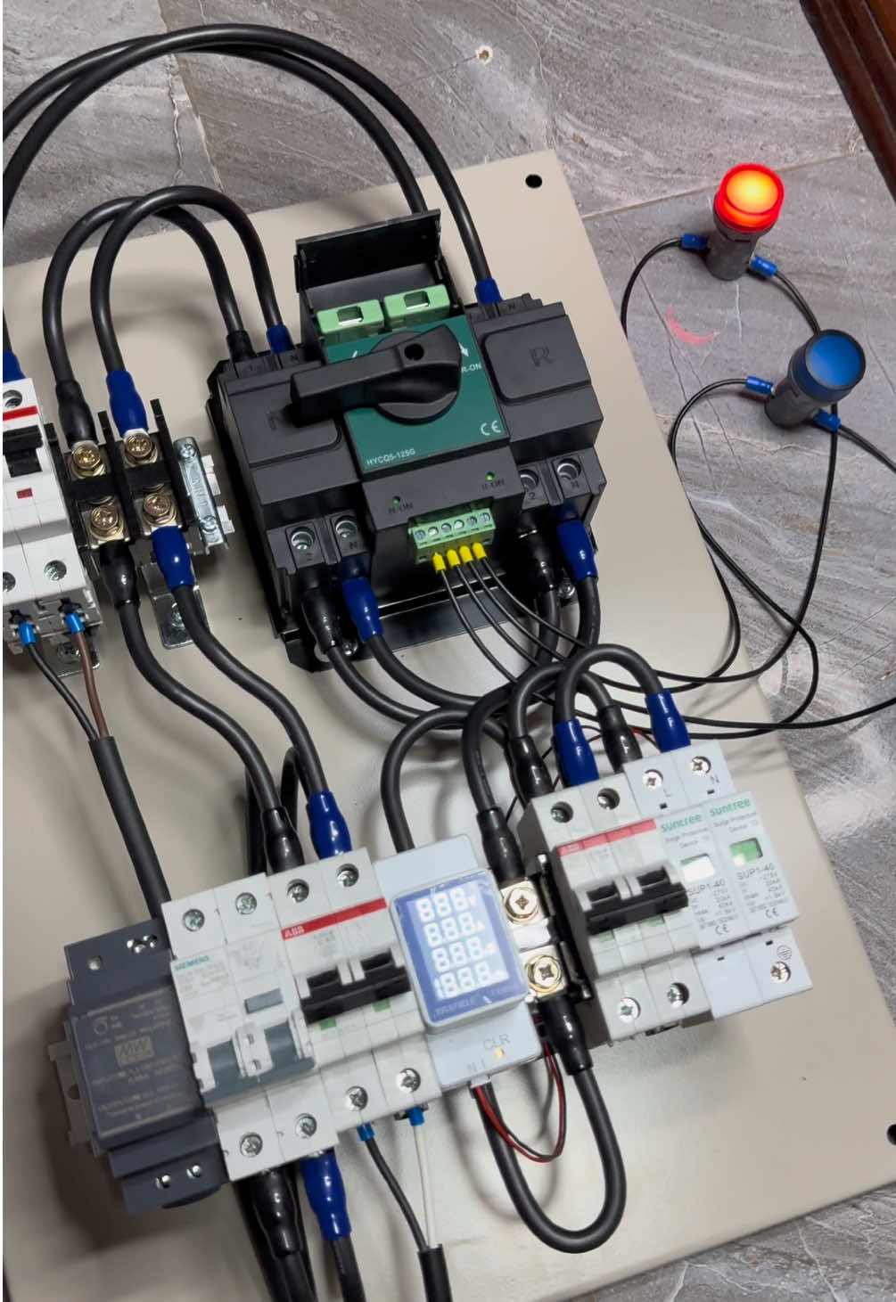 Automatic Transfer Switch (สลับแหล่งจ่ายไฟฟ้าอัตโนมัติ) #ATS #CSQ #DIY #คุณภาพดี #shorts