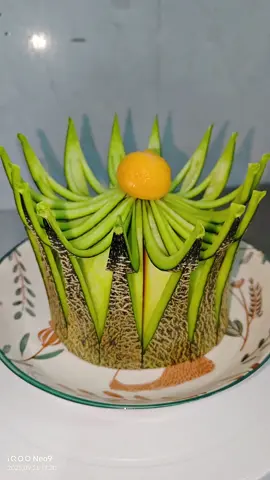 creative fruit plate decoration👍#fyp #skills #food #chef #fruit 