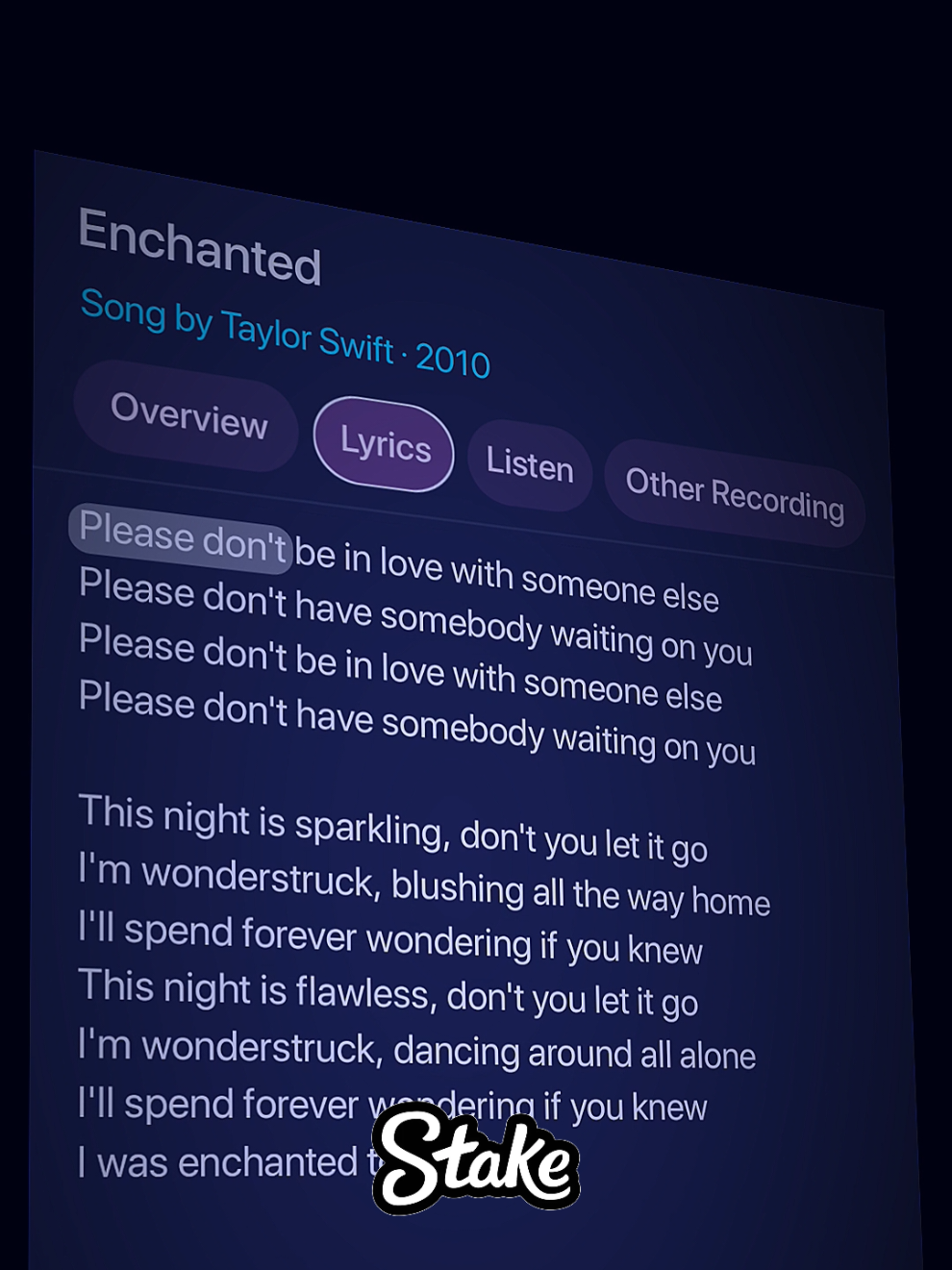 Enchanted 🎶🎧 #lyrics #music #enchanted #song #lyriqueenn 