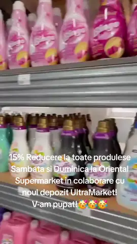 #tiktokromania🇷🇴 #romania #foryou #fy #fyp Oriental Superarket&UltraMarket 15%reducere Sambata si Duminica! V-am pupat!🥳🥳🥳