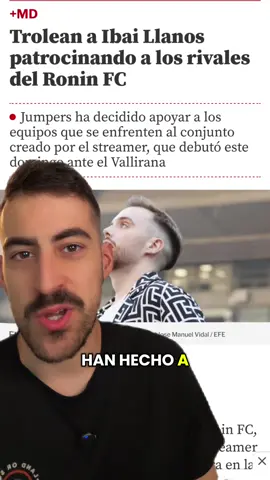 Trolean a Ibai Llanos patrocinando a los rivales del Ronin FC