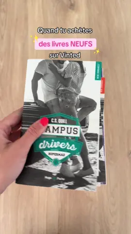 Le bonheur d’acheter des livres NEUFS sur Vinted ! C’est une vraie affaire 💸🤪 #bookhaul #BookTok #newromance #hugopoche #campusdrivers @Les éditions Hugo New Romance @Nisha et cætera 