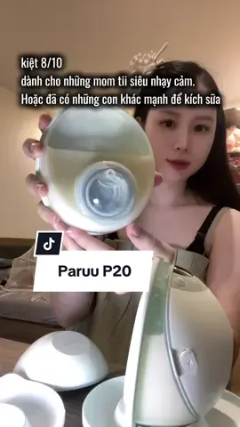 +1 con máy siêu xinh đẹp dịu keo Paruu P20 vào bộ sưu tập máy hút sữa. Hợp bà nào tii nhạy cảm, hút sữa chill chill nè #mebimsua #nuoiconbangsuame #mayhutsua #paruu #pumpandpour 
