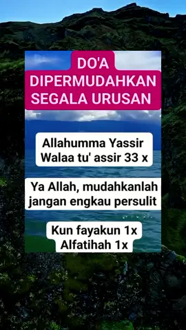 #doa dipermudahkan segala urusan