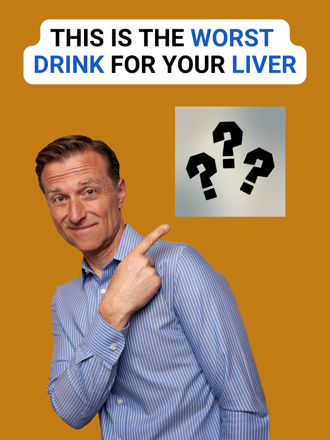 This is the absolute WORST drink for your liver. Did you guess it? #drericberg #liver #health #healthtips