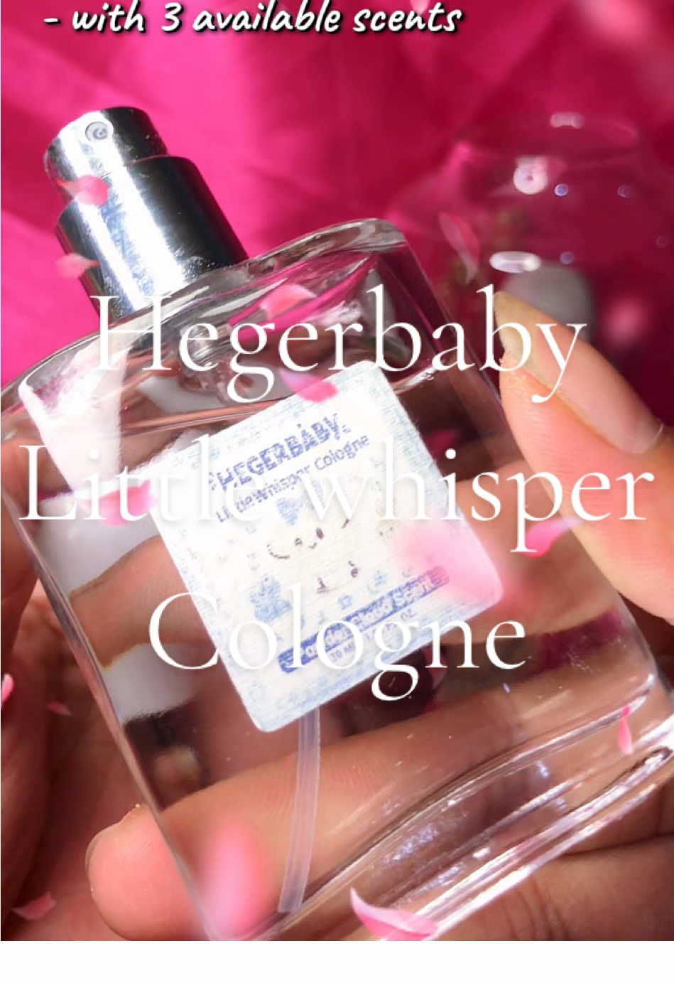 Hegerbaby little whisper cologne for babies, with 3 available scents, super bango and long lasting and my kids really love it#hegerbabycologne #hegerbaby #cologne #powderscent #tiktokshopontrend 