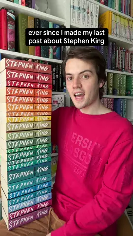 The Rainbow King stack is back by popular demand!  #BookTok #stephenking #bookrecommendations #horrorbooks #horrorbooktok  [Ad - shop links below!]