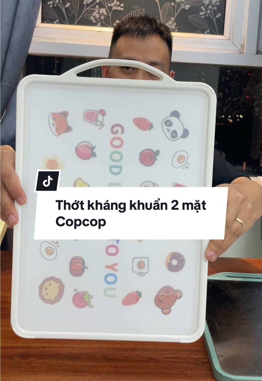 Thớt kháng khuẩn inox 2 mặt COPCOP #thotnhuakhangkhuan #thotkhangkhuan #thotinox #thotinox2mat #thotinox304 