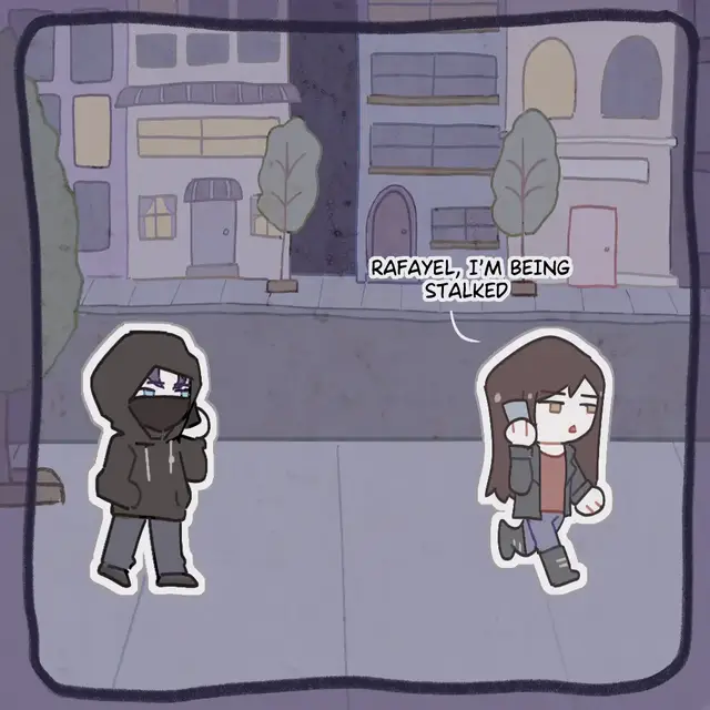 stalker . . . #loveanddeepspace #art #comic #loveanddeepspacerafayel #fanart 