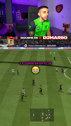 LA CURVA EN EA FC 26 😂 #djmariio #eafc26 