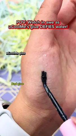 uCoolMe glue is the most waterproof glue.Believe me,you’ll never find any more waterproof glue than it.#fyp #ucoolme #ucoolmelashes #lashesclusters #pressonlashes #selfadhensivelashes #eyelashes #MustHaveList #GlueFreeLashes #LashGameStrong #NoGlueNoProblem #EffortlessBeauty #FeatherLightLashes #DollEyeEffect #LashUpgrade #NextLevelLashes #FalsiesOnFleek #BeautyHack #MakeupEssential #GameChanger #InvisibleLashes #SlayTheLook #NoGlueNeeded #LashAddict #dealsforyoudays 