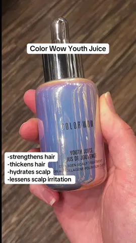 Color Wow youth juice scalp serum has so many benefits for the hair and scalp according to a 30 day trial 💜 - #colorwow #youthjuice #scalpserum #hairserum #haircare 