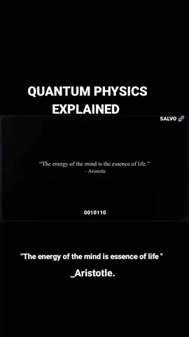 quantum physics.. the energy of the mind,