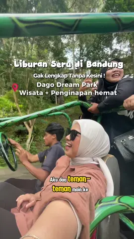 Liburan ke Bandung nggak lengkap kalau belum main ke Dago Dream Park 🎢🌲 Di sini seru banget! Mulai dari flying fox, ATV, monster trail, sampai spot foto kece yang Instagramable 😍. Cocok buat seru-seruan bareng temen atau quality time sama keluarga. @Dago Dreampark @RedDoorz Indonesia  Biar makin nyaman, nginepnya di RedDoorz terdekat dari Dago Dream Park aja! Pesan lewat aplikasi RedDoorz dan pake kode promo Yuknginep biar dapet diskon spesial ✨. Yuk, #JelajahAtraksiKotamu bareng RedDoorz ❤️ #RedDoorz #redtravelers #JelajahAtraksiKotamu #DagoDreamPark       