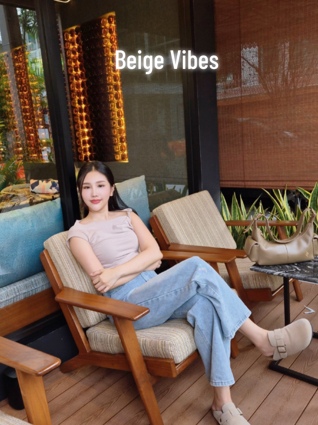 🙃#beyourself #beigeaesthetic  #outfitideas  #asianvibes 