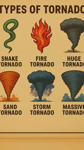 Discover Types of Tornado #tornado #tornadoes #fyp #viral #sounds #onthisday 