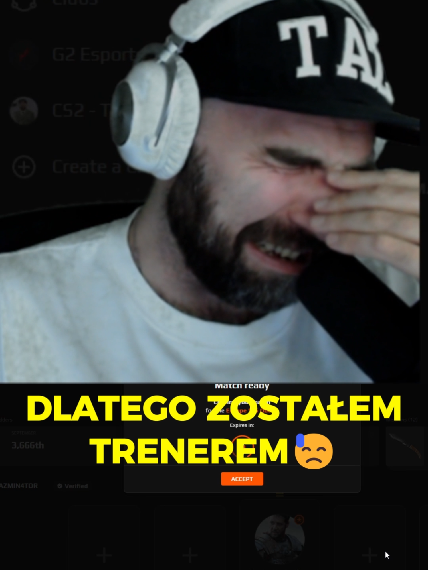DLACZEGO TAZ ZOSTAŁ TRENEREM?#shorts #tazcs #esportoweshoty  TAZ DOBRZE ZROBIŁ Napisz w komentarzu!  SPRAWDŹ CAŁY FILM! https://youtu.be/gLyHhZ8uah8  Zapraszam do subskrybowania i zostawienia lajka!  F ILMY ZAWSZE O 16!  Podsyłajcie swoje klipy na shotyesportowe@gmail.com   Linki do streamerów użytych w tym filmie: https://www.twitch.tv/tazg5   #tazcs #klipycs2 #shotycs2  #szeliga  #esportoweshoty