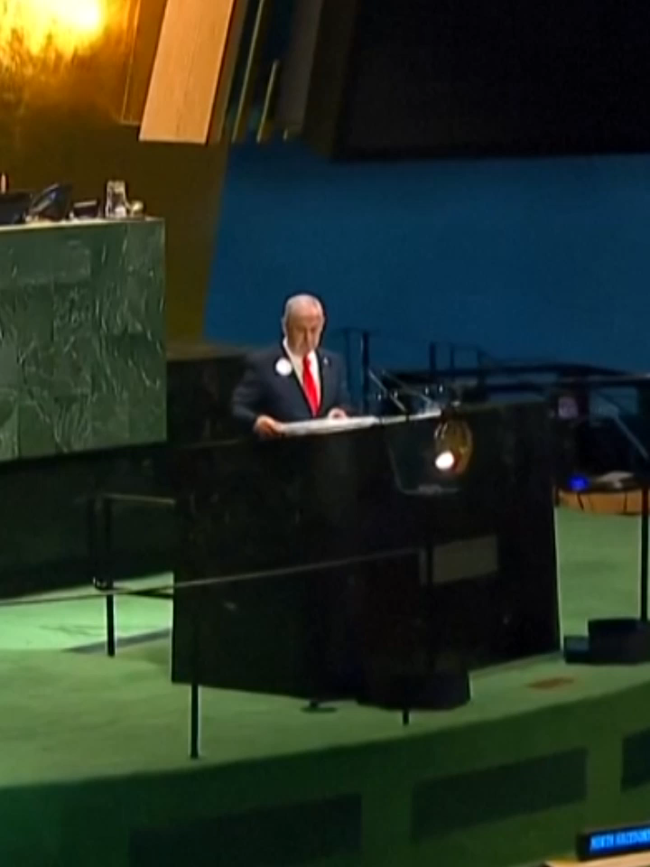 Scores of delegates walked out of the chamber on Friday as Israeli Prime Minister Benjamin Netanyahu prepared to speak to the UN General Assembly. During his speech, Netanyahu vowed to continue his war in the Gaza strip.#netanyahu #unga #unitednations