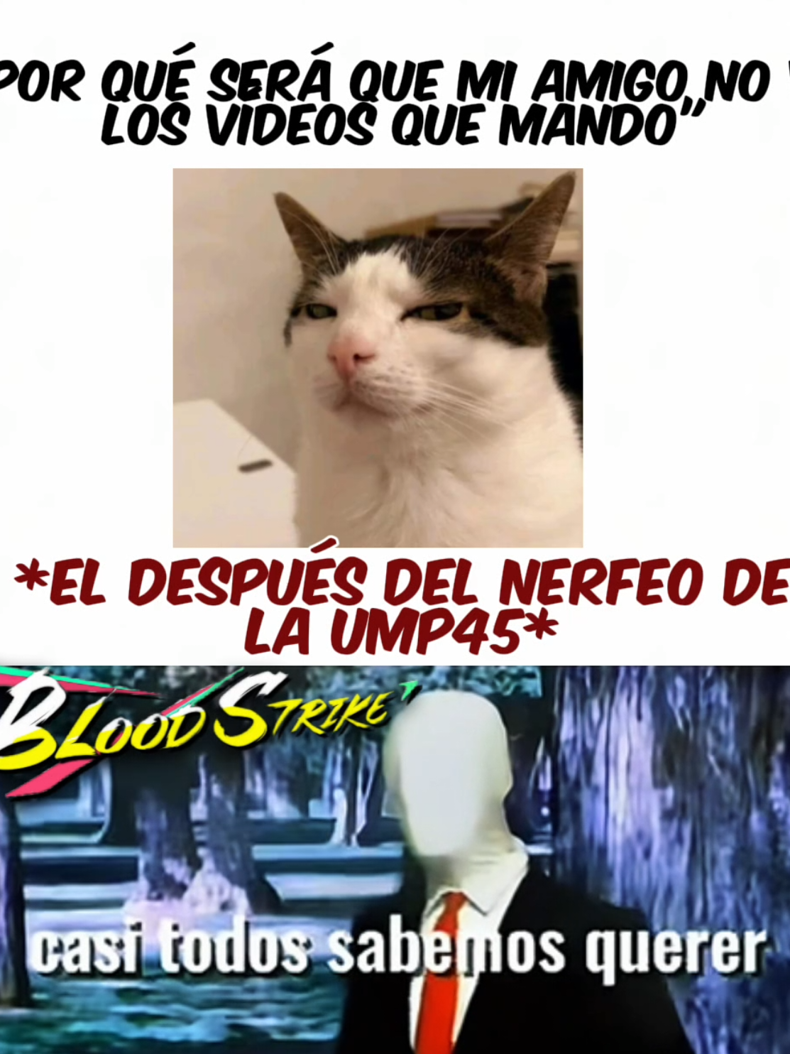 Nerfiaron la ump 45 en blood strike #blood #juegos #BloodStrikeLATAM #EmbajadorBloodStrike #humor 