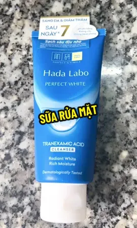 Sữa rửa mặt hada labo dưỡng tr.ắng làm sạch bụi bẩn #hadalabo #duongtrang #suaruamat #mypham #sangda 