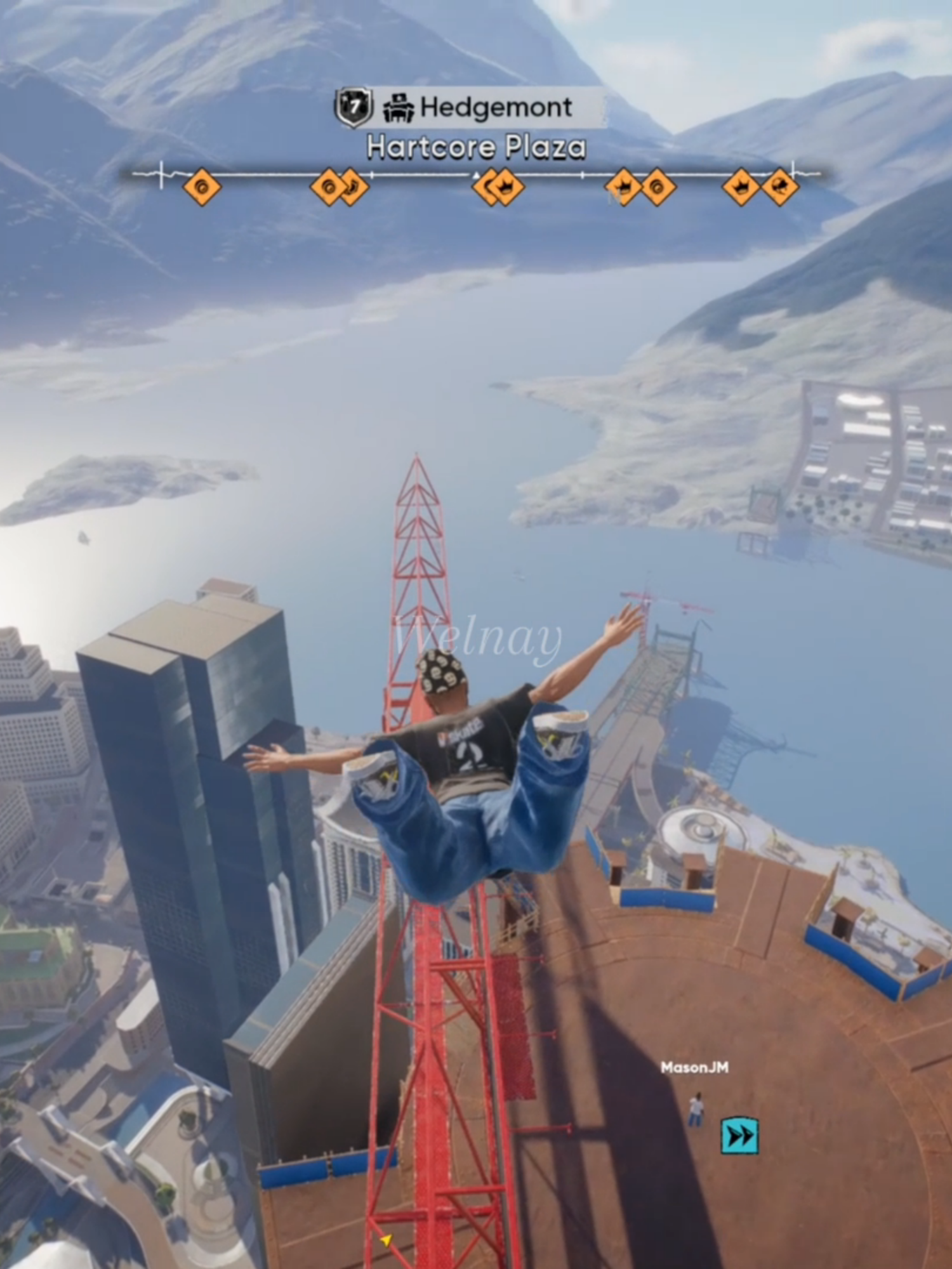 Hardest Skate Move Yellow Tube Only Christ Air 8 hours of TRYHARD !!!   Merci à @yoyoow___ pour l'idée ! #skate #skate4 #christair