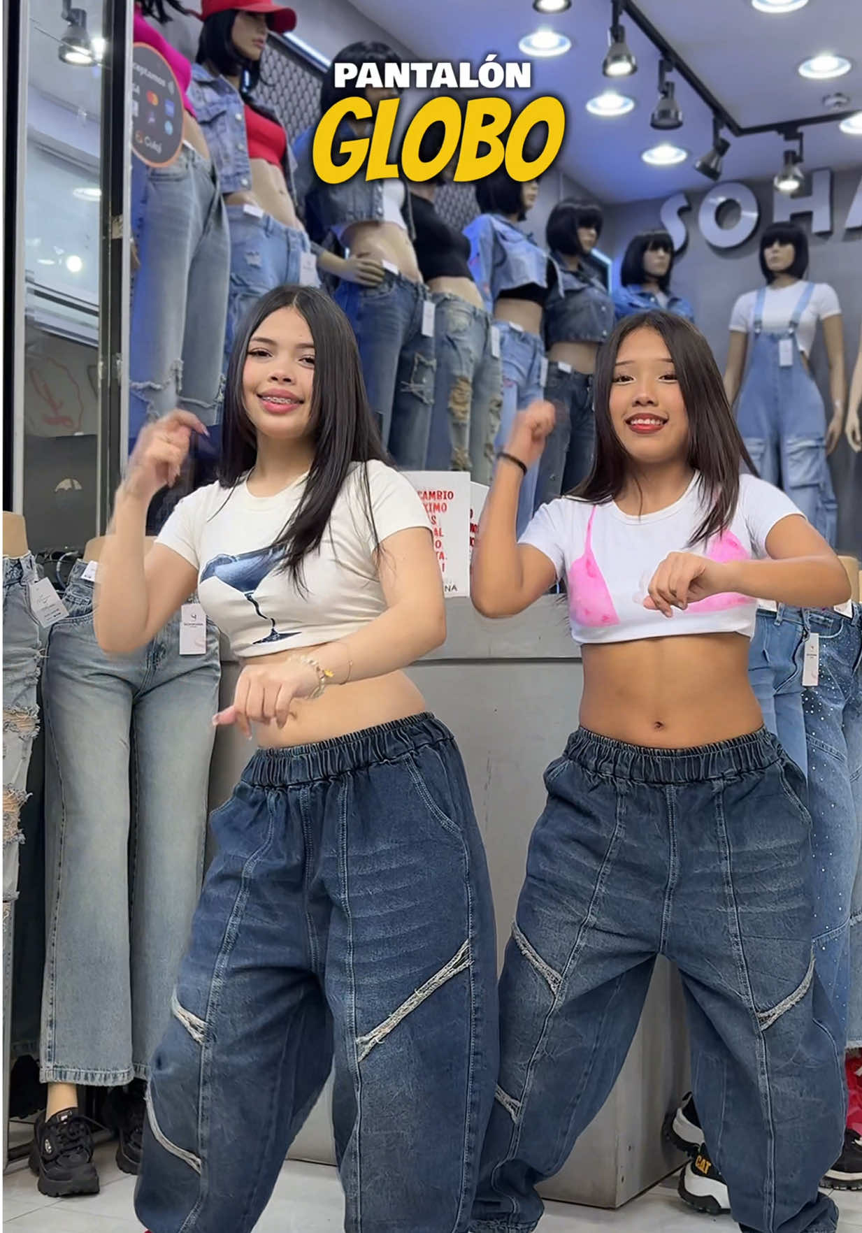 Pantalón Globo, nuevo diseño. 😼💘 Pide el tuyo al: 973 374 154. 📞✨🛒 #fyp #gamarra #jeans #xyzbca #enviosatodoelperu 