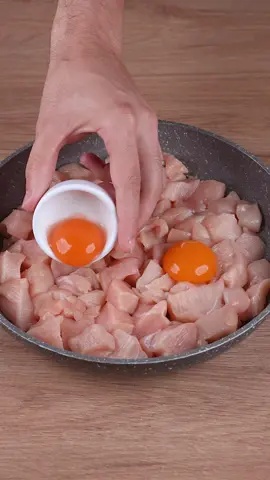 Next time you make chicken, try this easy and delicious recipe #cooking #recipes #quickrecipes #cook #chicken #egg #dinner #fyp