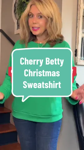 Love a good Christmas Sweatshirt and this sweatshirt is super cute from @Cherrybetty #christmassweatshirts #sweatshirts #sweatshirt #christmasshirt #cherrybetty 