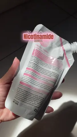 for brighter skin as well as can moisturized your skin and its cherry blossom scent. #skinbal #nicotinamide #bodylotion 