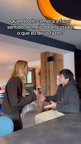 Quando ele faz sentido na discussão 