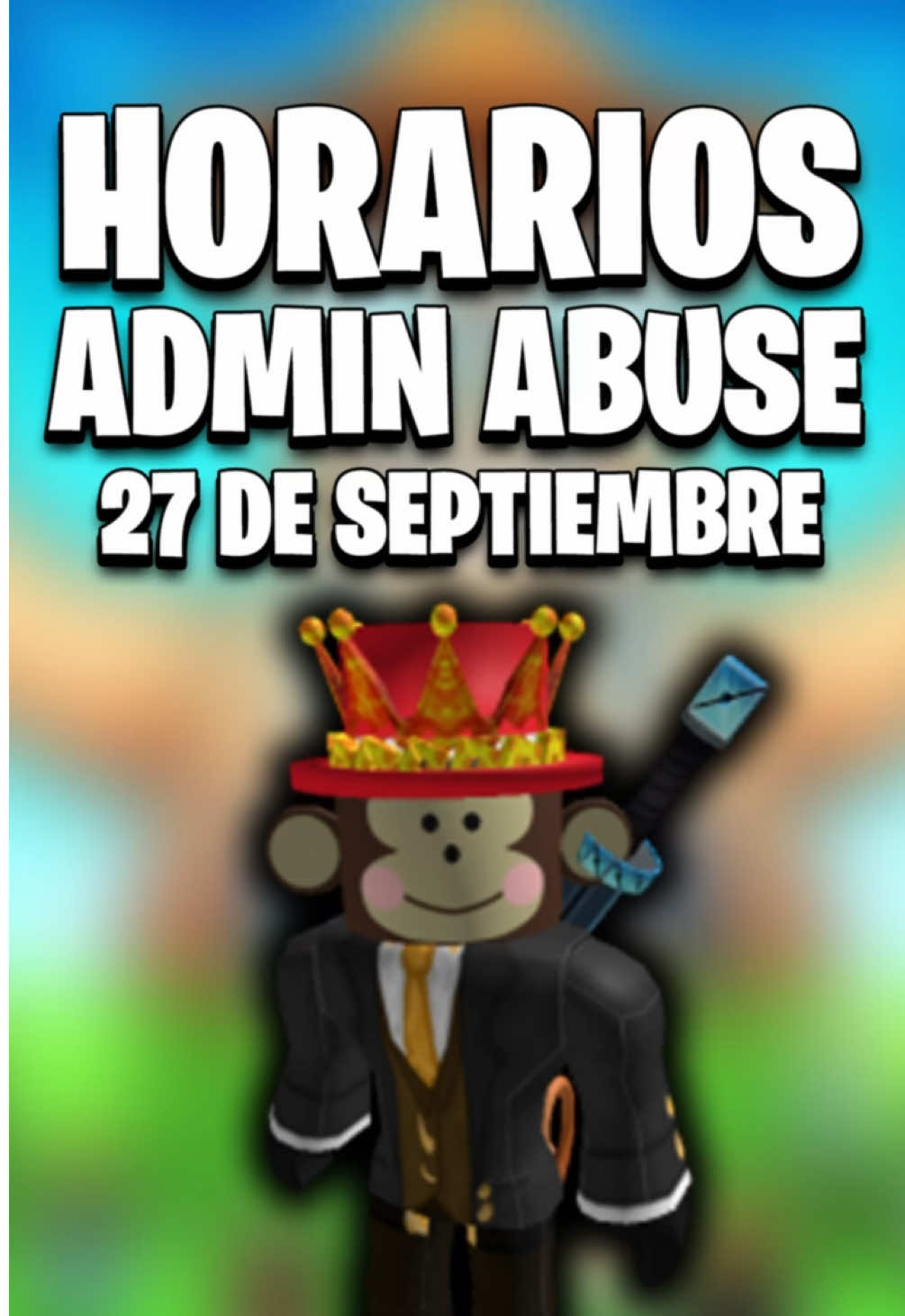 🚨 NUEVOS HORARIOS DEL ADMIN ABUSE 27 DE SEPTIEMBRE🔥 PLANTA VS BRAINROT EN ROBLOX #stealabrainrot #robloxespañol #fyp 
