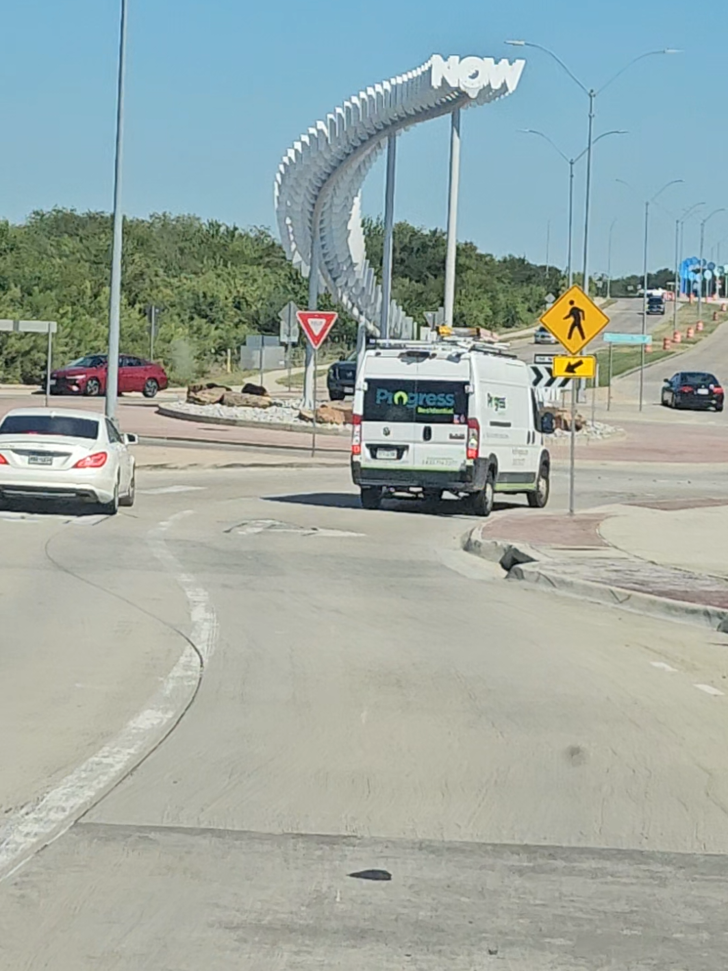 Over a quarter Million for each monument.... Fort Worth, TX .  #BeautificationFunds #ReallyLongNow #OneWay #Lolipops #roundabout 