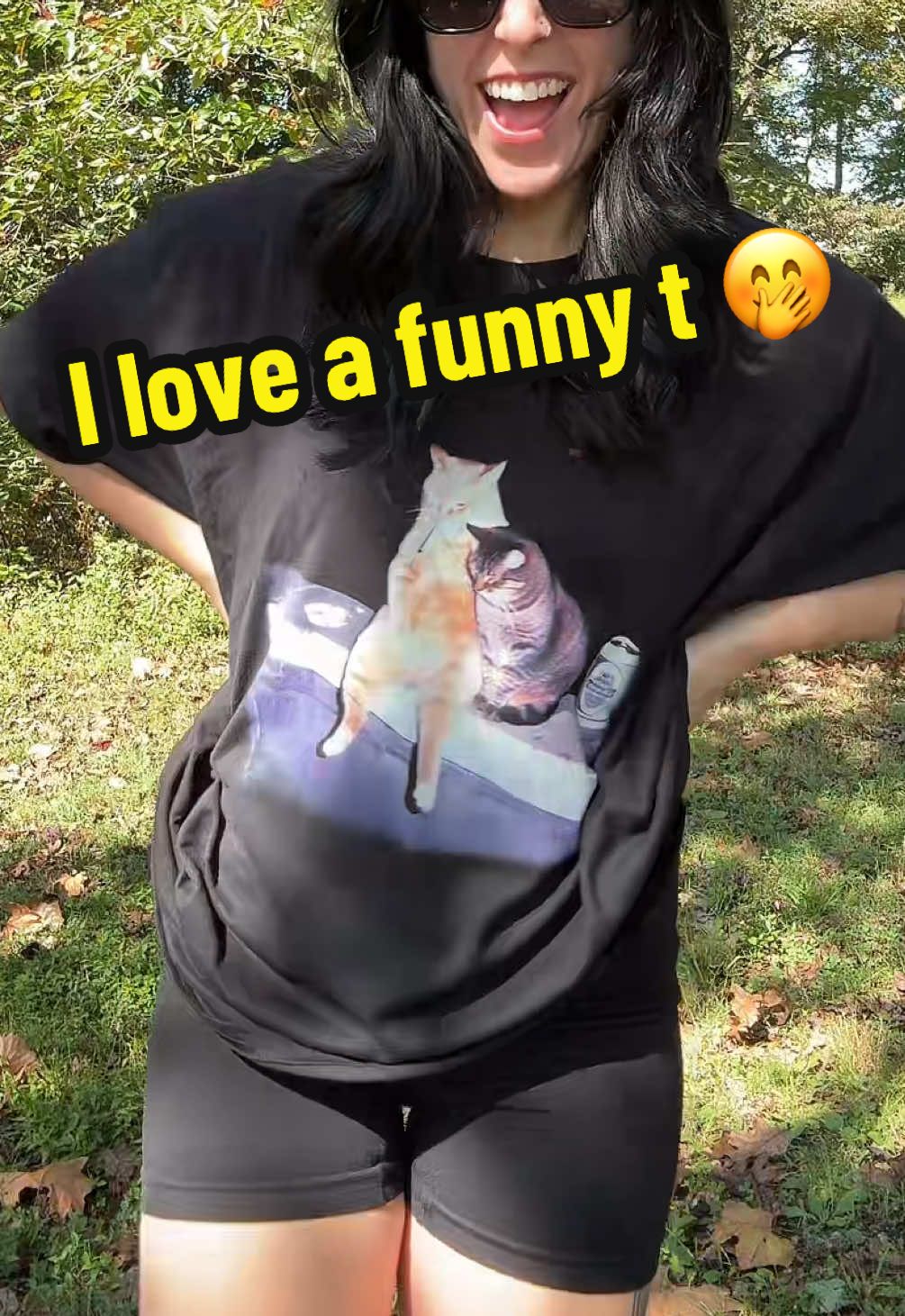 For reference, I am 5’6” 149lbs and I’m wearing an XL in the color black! I love a funny pump cover 🤭 #pumpcover #tshirt #kittytok 