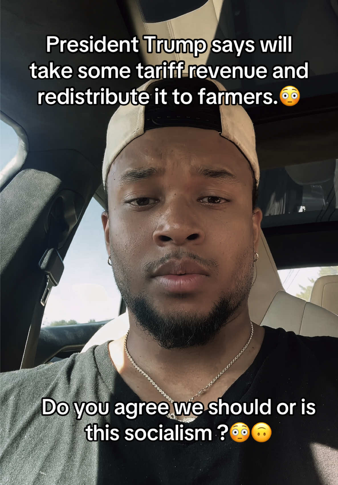 Trump says he’ll take tariff money and hand it to farmers. Some call it smart relief, others call it socialism. Which side are you on? COMMENT🫣 #fyp #america #trending 