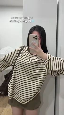 Bị mê áo tay dài í ❄️ #longsleeve #aotaydai #aothundaitay #thudongmacgi #muadongmacgi 