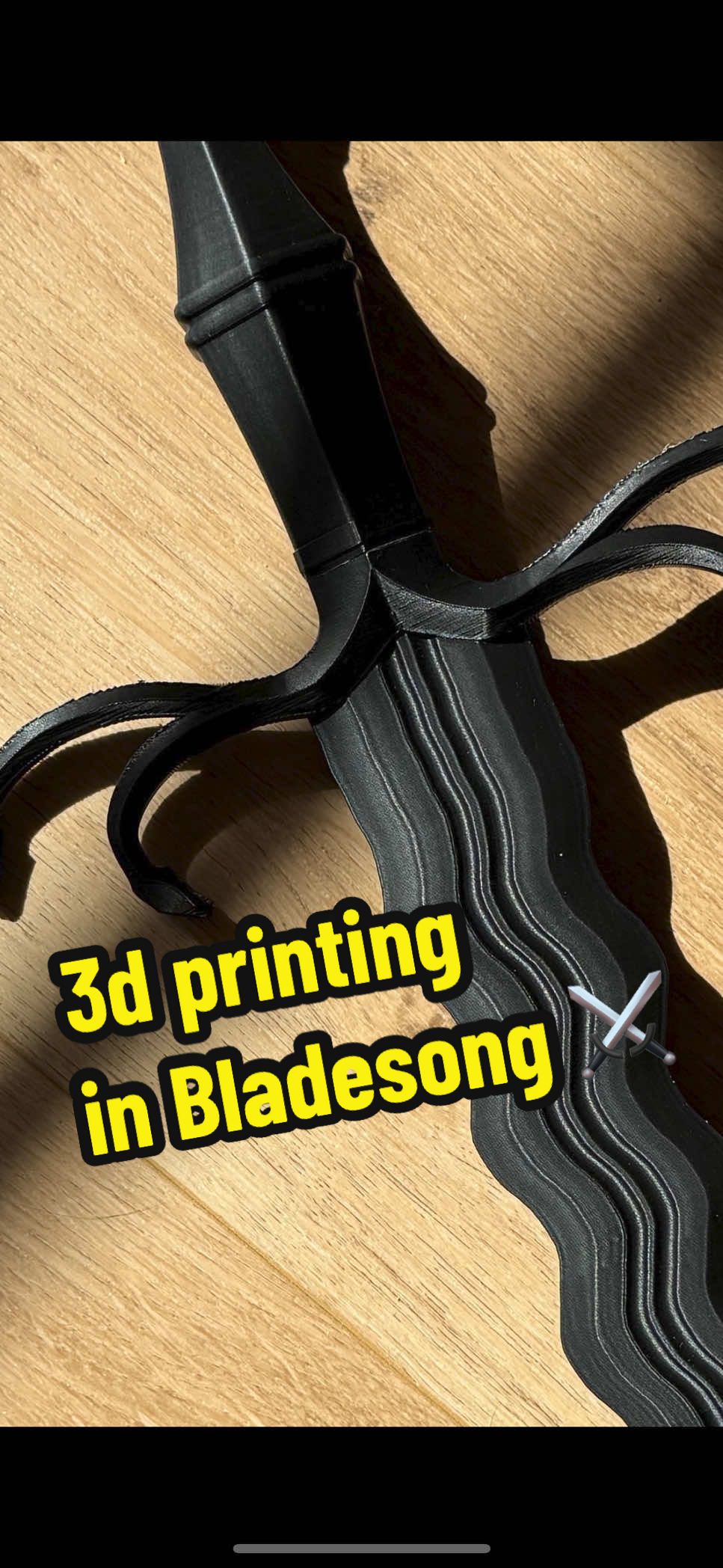 The biggest update yet is coming!! 👀 Play the Bladesong demo on Steam now #sword #indiegames #3dprinting #blacksmith #demo @Bladesong 