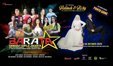CAK DIMAS YG PUNYA GAWE📅 Tanggal: 04 Oktober 2025🕘 Waktu: 09:00 – Selesai📍 Alamat: Jl. Buluh Perindu I, Kec. Pondok Bambu, Kel. Duren Sawit, Jaktim