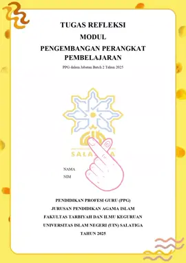 Tugas Refleksi Modul 3 Pengembangan Perangkat Pembelajaran file lengkap ada di bio profil yaa... #tugasrefleksimodul3pai #modulpengembanganperangkatpembelajaran #ppgdaljabkemenag2025 #ppgkemenag2025 #serunyabelajar 