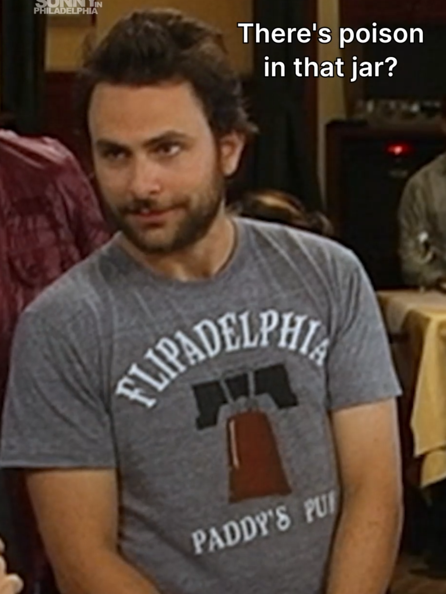Dread to think what's in the shampoo bottle #AlwaysSunny #CharlieKelly #FrankReynolds
