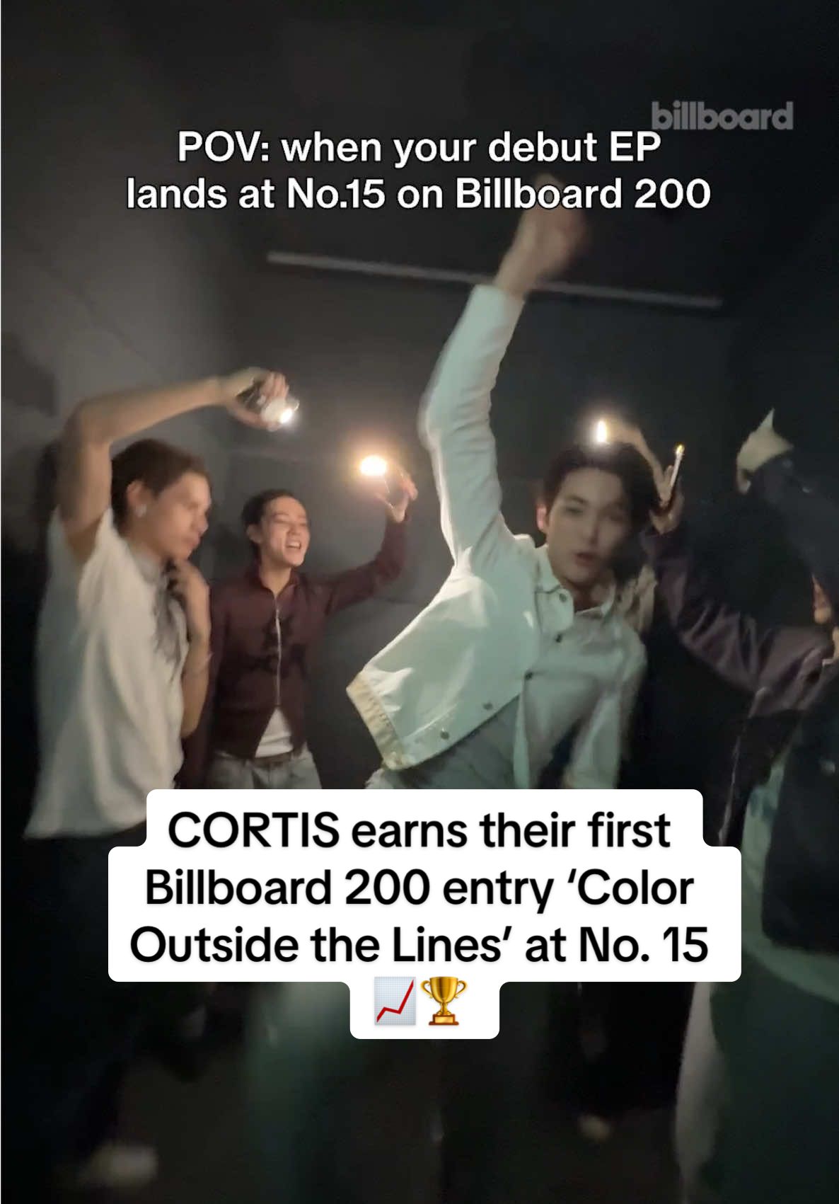 @CORTIS earns their first Billboard 200 entry with ‘Color Outside the Lines’ at No. 15 📈🏆 #cortisofficial #kpop #billboard #music #coloroutsidethelines 